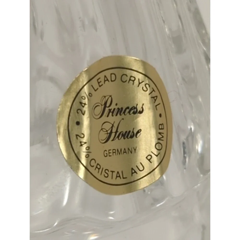 Germany Bleikristall 24% Crystal Wedding bride & groom Cake Topper